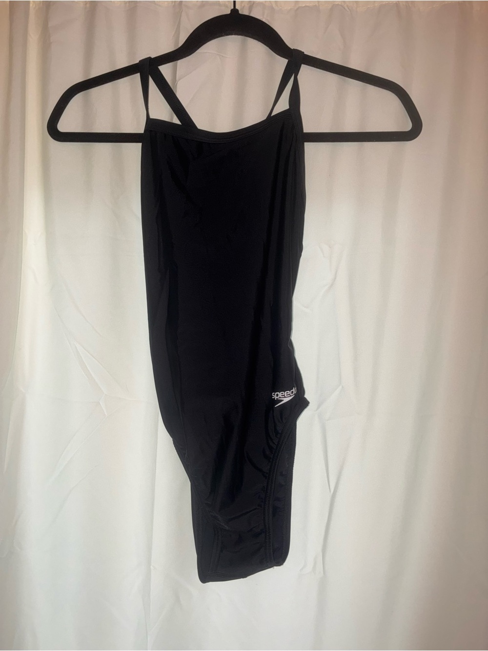 Speedo Black One-Piece Swimsuit- Women's 6/32 PowerFLEX ECO